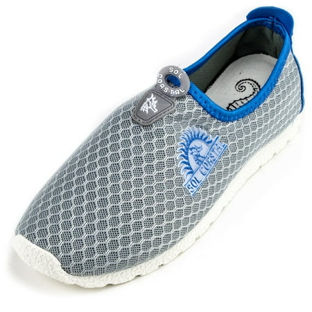 

Brybelly Grey Women s Shore Runner Water Shoes Size 7