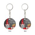 thumbnail image 2 of Naloa Traditional Scandinavian Dwarf Print Round Keychain Keychain Key Ring, Key Tag, Key Chain Bulk for Gift Accessories (Round), 2 of 7