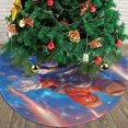 thumbnail image 3 of Falda para árbol de Navidad de Mario, suave y divertida, decoración navideña de granja con cuello para árbol de Navidad de 48", 3 of 4