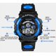 thumbnail image 3 of Reloj de pulsera deportivo digital LED de cuarzo con alarma y fecha para niños y niñas, color azul, 3 of 5