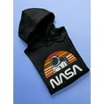 thumbnail image 3 of NASA Nasa Astronaut Over Retro Colors Hoodie Men -NASA Designs, Male 3X-Large, 3 of 4
