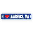 thumbnail image 1 of I Love Lawrence Massachusetts Street Sign Ma City State Us Wall Road D?Cor Regalo, 1 of 1