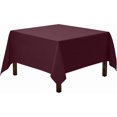 thumbnail image 1 of Square Tablecloth x Charcoal Square Table Cloth for Square or Round Tables in Washable Polyester Great for Buffet Table Parties Holiday Dinner Wedding & More, 1 of 4