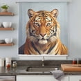 thumbnail image 4 of Blue Tiger Sheer Curtains 108 Inches Extra Long, Funny Animals Modern Art Light Filering Curtains, Privacy Drapes Simi Floor to Veiling Curtain for Living Room Bedroom Large Window Treatment, 4 of 9