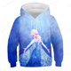 thumbnail image 1 of Frozen 2 Elsa princesa sudaderas con capucha dibujos animados Casual niñas manga larga sudaderas ropa primavera otoño moda con capucha Tops 1-14 Y100 zhangyuxiang CONDUJO, 1 of 2