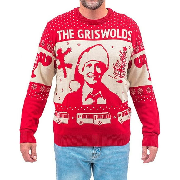 Christmas Vacation The Griswolds Threshold of Hell Clark Santa Hat Ugly Christmas Sweater