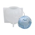 thumbnail image 1 of Molde de silicona con forma de luna/tierra hecho a mano molde de yeso epoxi decoración del hogar, tierra Feliz Sencillez, 1 of 5