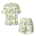 thumbnail image 5 of Naloa Happy Easter Women's Short-Sleeved Pajama Set, Loungewear, Summer pajamas, Breathable Cozy - XX-Large, 5 of 9