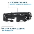 thumbnail image 4 of Buckle-Down Pet Collar, Dog Collar Plastic Buckle, Multi Top Skulls Stacked Blak Gray White, 13 to 17 Inches 1.5 Inch Wide, 4 of 8