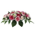 thumbnail image 6 of Mainstays 30in Outdoor Artificial Floral Headstone Saddle, Peony in Pink., 6 of 8