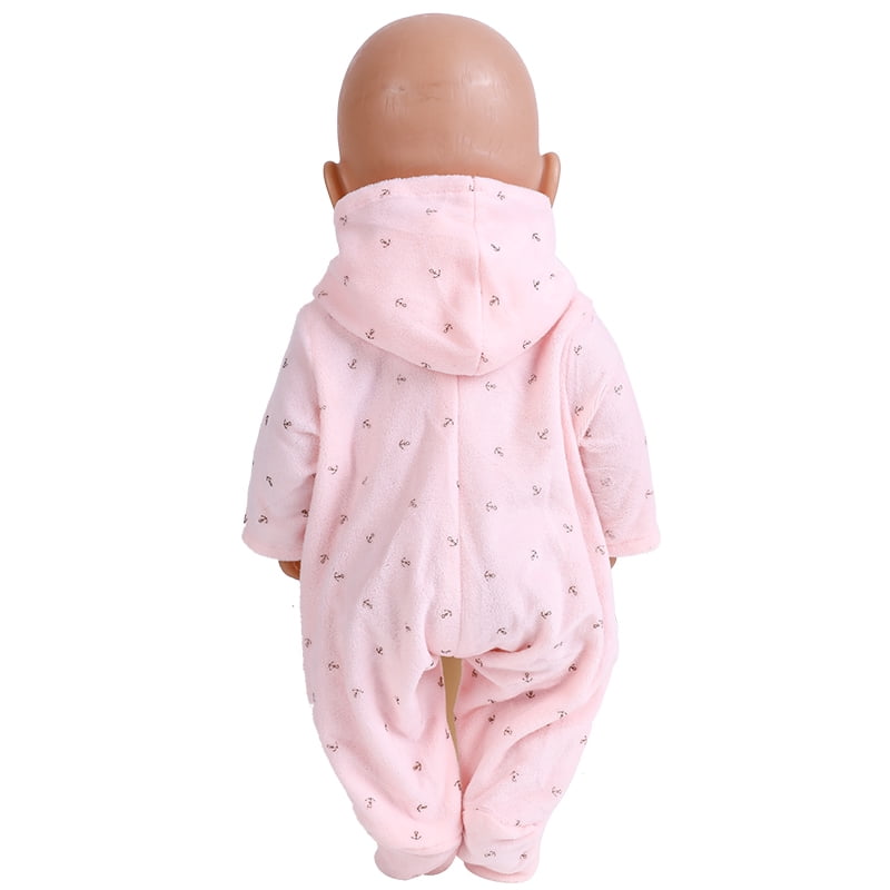 Doll Clothes 43 Cm Baby Born for 17 18 Inch Dolls New Born Baby Doll Outfit 44 cm Doll Accessories Overalls Baby Birthday Gift