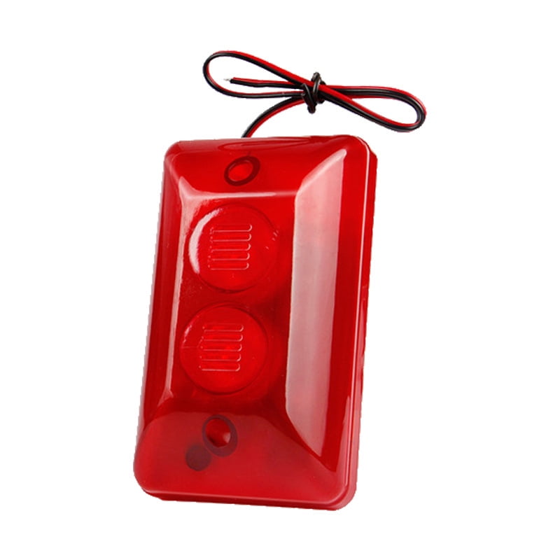 Mcury 12V Wired Strobe alarm siren Sound siren light Flashing emergency