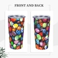 thumbnail image 4 of Kll Easter Eggs2 Stainless Steel Vacuum Insulated Coffee Cup 20 Oz Insulated Travel Mug Water Cup With Leak-Proof Straw Lid & Flip Lid,1 Metal Straws,1 Cleaning Brush, 4 of 8