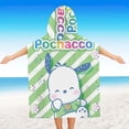 thumbnail image 3 of pochacco Hooded Poncho Towels, Soft & Absorbent Microfiber Beach Towel, Swimming Pool Changing Robe Bathrobe Bath Towel, 3 of 6