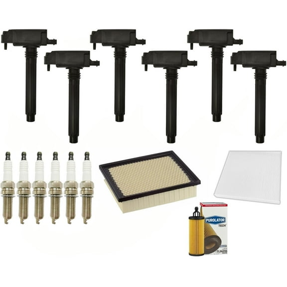 6 Pcs Ignition Coils Spark Plugs & Filters For 2016-20 Jeep Grand Cherokee 3.6L