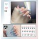 thumbnail image 4 of 5 uds. De uñas postizas de longitud media, uñas rosas, uñas postizas brillantes, uñas postizas de cobertura completa con pegatina de pegamento, 4 of 5