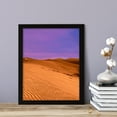 thumbnail image 2 of Designs ByLITA Purple Desert Dunes Nightscape, 8 x 10 Black Wall Print (Framed) | Old Masterpieces | Stylish Modern Decoration For The Home and Office, 2 of 4