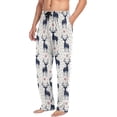 thumbnail image 2 of FREEAMG Christmas Men's Pajama Pants with Pockets Loose Lounge Sleepwear Long Pjs Bottoms, 2 of 4
