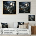 thumbnail image 4 of Designart "horizon Barn By Moonlight IV" Countryside Floater Framed Canvas Print, 4 of 7