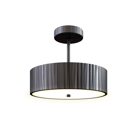 SF361212BB-Kuzco Lighting-Kensington - 2 Light Semi-Flush Mount-Brushed Brass Finish