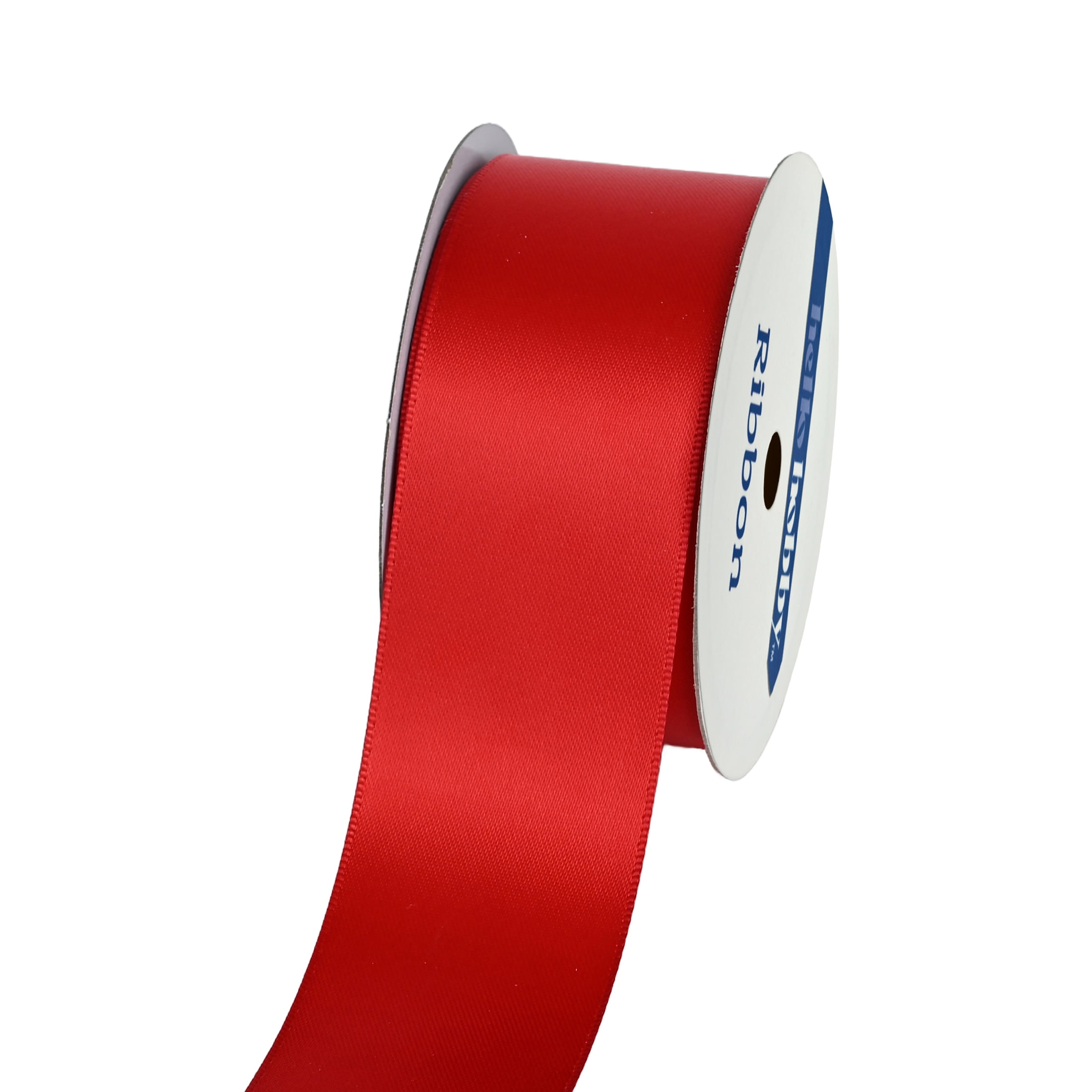 Gwen Studios 1.5" Red Satin Ribbon, 7 Yards