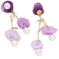 thumbnail image 2 of Baohd Simulated Pearl Pendant Earrings Dangle European Tassel Jewelries, 2 of 6