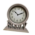 thumbnail image 1 of Lipstore Family Desk Clock Arabic Numerals Easy to Read Retro Minimalist Mantel Clock B, 1 of 8