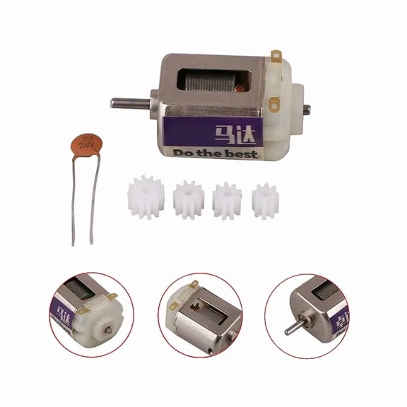 FK-130 Mini 130 Carbon Brush Motor DC 3.6V-8.4V 52000RPM High Speed Strong Magnetic Micro 20mm Motor DIY RC Toy 4WD Racing Car