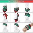 thumbnail image 4 of 6 piezas Pañuelos navideños para la cara Polaina para el cuello multifuncional Bufanda Diadema, 4 of 5