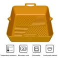 thumbnail image 4 of enjoywould Plateau de Rôtissage Réutilisable Bonne Flexibilité Antiadhésif Sûr Résistant à l'Huile Pot en Silicone pour Friteuse Fourniture Maison, 4 of 10