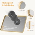 thumbnail image 4 of EDX Bathroom Mirror 32"x 40"Wall Mirror with Rectangular Metal Frame, Gold, 4 of 7