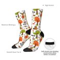 thumbnail image 4 of Bingfone Compression Socks for Women and Men Long Socks for Running Athletic Cycling Nurse- Animals Forest, 4 of 6