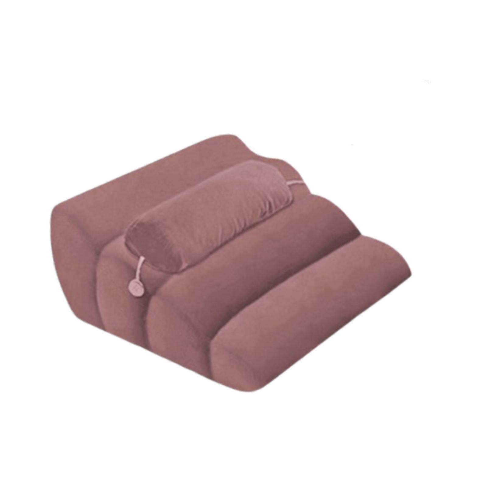 Esquirla Face Down Pillow, Sleeping Pillow, Soft Leg Support Bed Wedge Prone Pillow, Wedge Pillow for Watching Movies Relaxing Reading Pink