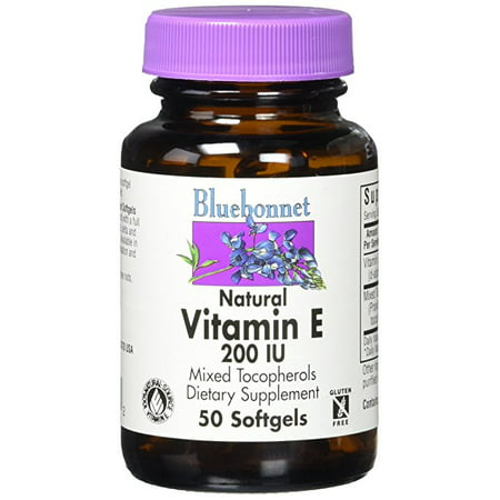 Bluebonnet - Vitamine E 200 UI MIXTES 50 gélules