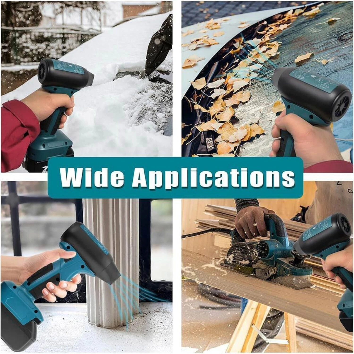 Cordless Jet Dry Mini Leaf Blowers Vacuums for Bosch 18V GBA Battery Jobsite Air