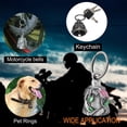 thumbnail image 4 of Dream Apparel 【2Pack】Motorcycle Bells for Biker Good Luck Riding Bells with Hanger Motorcycle Accessory or Keychain for Luck, 4 of 5