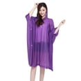 thumbnail image 4 of LCXmlly Imperméable Facile à Transporter Fermeture à Boutons Ponchos de Pluie Réutilisables 2 Pack Imperméables à Capuche pour Adultes Facile à Transporter Confortable à Porter, 4 of 9