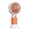 #01- Orange, variant on PoyoKee Handheld Fan, 3 Speeds Mini Portable Fan, Strong Wind, Quiet, Usb Rechargeable, Refresh Desk Fan for Outdoor Travel Beach, 7.8" , Pink