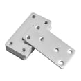 thumbnail image 2 of 10Pcs Flat Brackets 80 × 40 × 1.75mm Flat Joining Plates Stainless Steel for Power Tools Accessories, 2 of 9