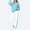 Sky Blue, variant on NAISIBABY Little and Big Girls Set (3-14T), Long Sleeve Sweatshirt and Jogger Sweatpant Kids Athletic Outfit 2-Piece Sky Blue 10T