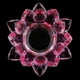 thumbnail image 5 of Portavelas de cristal budista con forma de flor de loto rosa2b, 5 of 9