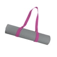 thumbnail image 3 of Oak and Reed 2-in-1 Yoga Strap & Mat Sling, Pink/Gold, 100% Cotton, 3 of 3
