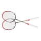 thumbnail image 2 of Raqueta de bádminton para 2 jugadores, raqueta de bádminton deportiva portátil ligera de alta estabilidad para principiantes YUNYI BRAND Deportes, 2 of 8