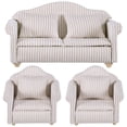 thumbnail image 1 of KAKOWELY Meubles de Maison miniature 3 Pcs Canapé de Poupée Sofa Modèle de Meubles miniature Sofa à Haute Simulation Décorations de Poupée miniature 3.23"X2.83"X2.52 Pouces, 1 of 5