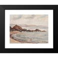 thumbnail image 2 of Alfred William Finch 24x19 Black Modern Framed Museum Art Print Titled - Looe Beach (1928), 2 of 5