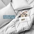 thumbnail image 5 of Bare Home Down Alternative Comforter Set - 3-Pieces - All Seasons - California King, Cloud Gray, 5 of 9