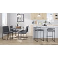 thumbnail image 2 of LumiSource Fuji Stacker 26" Fixed-Height Counter Stool - Set of 3, 2 of 6