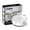 White, variant on Intelligent Sweeping Robot, Multifunctional Mini 3 in 1 Vacuum Cleaner, Powerful Suction Quiet Automatic Smart Mopping Robot Vacuum Cleaner for Pet Hair All Floors Small Household Appliance