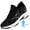 Black, variant on Men's Height Increasing Trainers, Lightweight Mesh Running Shoes With Lace-Up Design For Leisure