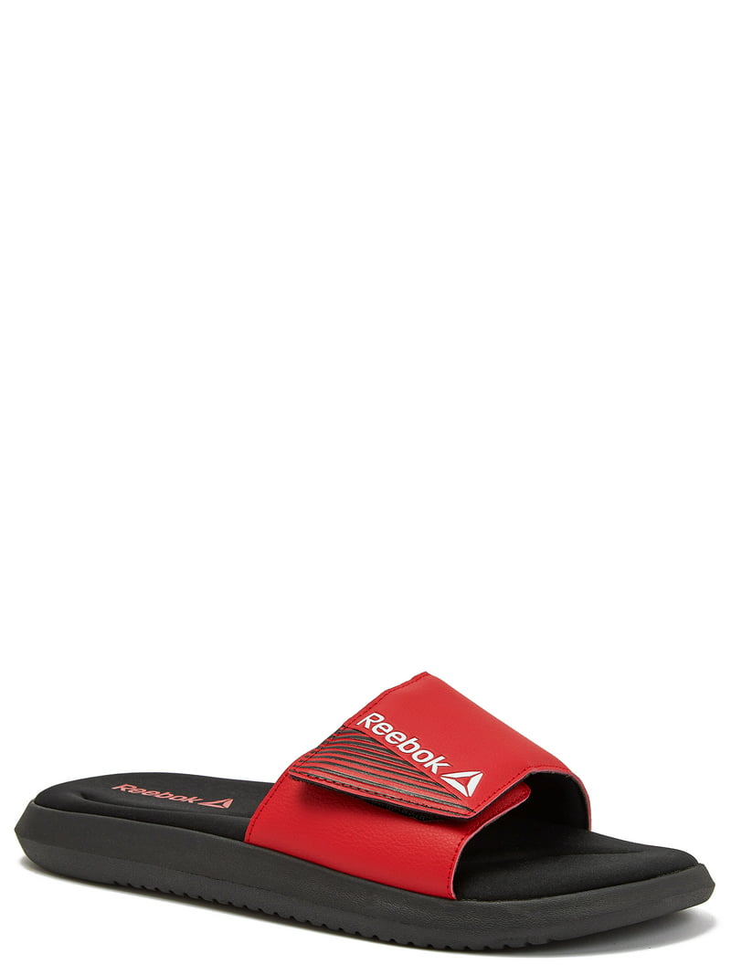Reebok Adult Men's Memory Foam Sandals Adjustable Strap - Walmart.com